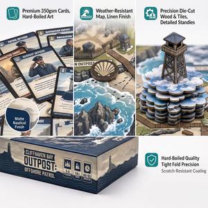 F Cooperative Board Game with Suitcase Style Box SMETA 2-Pillar Audited Artistic Storytelling for Team Building Handled Case - Product Image 3