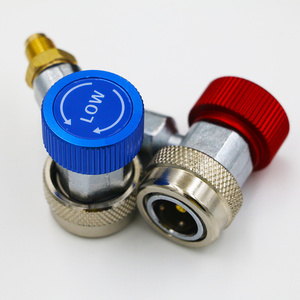 เครื่องมือใหม่ชุดเครื่องปรับอากาศแบบฟลูออไรด์, ชุดทำความเย็นควา<span class=keywords><strong>มด</strong></span>ันสารทำความเย็นแบบถอดเร็วอเนกประสงค์มาตรวัดคู่อุปกรณ์ซ่อมเครื่องทำความเย็น - Product Image 3