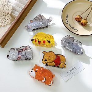 All'ingrosso simpatici animali in acrilico per capelli mollette per capelli per ragazze accessori per capelli moda per bambini - Product Image 1