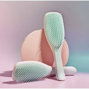 Saç derisi masaj tarak anti-statik masaj saç fırçaları değil tüm saç için düğümlü arapsaçı Detangle duş masaj Hairbrush W24-269