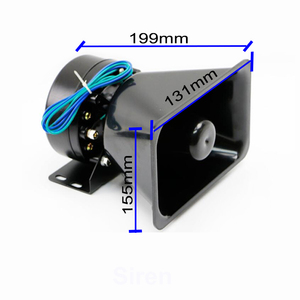 Biaochi Barre lumineuse d'avertissement LED 12V 24V avec haut-parleur de sirène <span class=keywords><strong>Bleu</strong></span> Blanc Rouge Balise de signalisation Lampe stroboscopique pour voitures Camions Chargeurs - Product Image 4