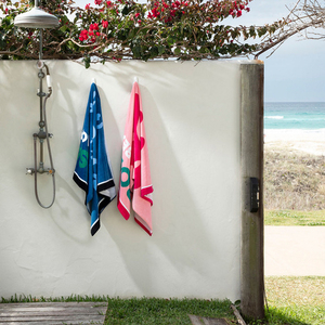 Trung Quốc 100% Cotton Cắt Velour In Tùy Chỉnh Bãi Biển Khăn Tùy Chỉnh Có Thể Gập Lại Cát Miễn Phí Hồ Bơi Khăn Bãi Biển Khăn - Product Image 5