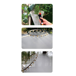 Phun vòi phun phun hình bán nguyệt hình chữ C openingstainless thép mở nho puffing và hoa kéo công cụ - Product Image 2