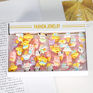 Sanrio Cartoon Ring Set For Girls Plastic Jewelry Gift <b>Box</b> <b>Mixed</b> Colors And Styles - Product Image 5