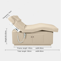 Lit Électrique de Luxe Intelligent pour Hydrothérapie Massage Chauffant, Mobilier Haut de Gamme pour Salons de Beauté, Clubs, Soins de la Peau, Spa et Headspa