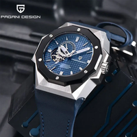 Montre-bracelet mécanique automatique Pagani Design PD-YS010 pour homme, bracelet en caoutchouc tendance, étanche 100 m, Reloj Hombre