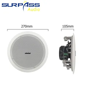 Système de sonorisation BTC42, haut-parleur de plafond 40W, compatible avec entrée AUX, son stéréo HiFi, lecteur de musique, audio domestique - Product Image 6