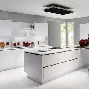 Armoire murale de cuisine avec comptoir en marbre et stratifié, robinet, tiroir, panier - Structure en aggloméré - Product Image 6