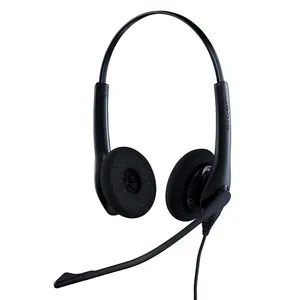 Original Jabra Biz 1500 Duo/Mono QD On-Ear Stereo Headset with Noise-cancelling Microphone