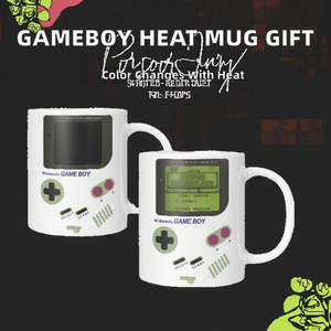 Mug personnalisé en céramique Gameboy à changement de couleur - Cadeau écologique sérigraphié pour les nerds, les fans de Nintendo, les hommes, les amateurs de jeux rétro des années <span class=keywords><strong>90</strong></span> - Product Image 2