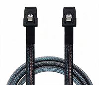 Adaptateur MINIS SAS 36 broches vers 36 broches, indice de protection IP66, longueur 1 m, conducteur en cuivre étamé 36 V pour connexion interne de serveur