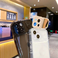 Protection pour appareil photo Style fille, étui de téléphone portable avec support pour iPhone 13 14 Plus