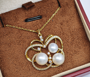 UM Jewelry Collier en argent 925 perles naturelles en gros (pour unisexe/hommes/femmes) + cadeau de mariage quotidien pour fête d'anniversaire - Product Image 2