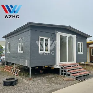 Living prefabbricato modulare 20 40ft pieghevole prefabbricato wzh pieghevole portatile espandibile container house