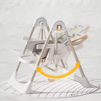 SeaMind chaise de salle à manger pliante multifonctionnelle en plastique pour la maison moderne chaise berçante pour la croissance des bébés, y compris la salle à manger