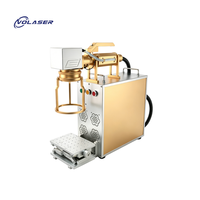 Máquina de Marcado y Grabado Láser de Fibra JPT MOPA Refrigerada por Aire, Compatible con LightBurn, Marcado a Color en Acero Inoxidable y Latón