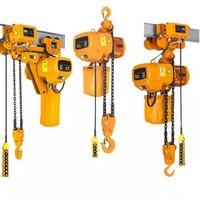 HHBB 220V 220 Volts Industriel 500Kg 1000Kg 500 1000 Kg 5 Tonnes 1 2 3 5 7.5 10 Tonnes Palan Électrique à Chaîne pour Pont Roulant avec Chaîne