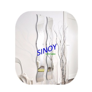 Wholesale Modern Plain Polished Large Frameless Round Rectangular Oval Beveled Bathroom <b>Mirrors</b> for Salon - Product Image 6