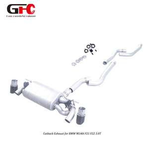 Système d'échappement sport pour <span class=keywords><strong>BMW</strong></span> <span class=keywords><strong>M140i</strong></span> F21 F22 3.0T 2016, en acier inoxydable 1,5 mm, type Catback, <span class=keywords><strong>prix</strong></span> usine - Product Image 3