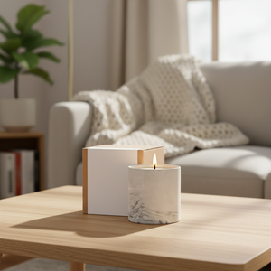 Cadeau de déménagement pour femmes et hommes - <span class=keywords><strong>Bougie</strong></span> en céramique de <span class=keywords><strong>porcelaine</strong></span> parfumée à la lavande 6oz, parfum floral longue durée, décoration pour nouvelle <span class=keywords><strong>maison</strong></span> - Product Image 4