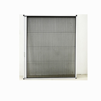 Meilleure vente d'usine Kit de porte moustiquaire rétractable et plissée détachable Design moderne moustiquaire pliante anti-insectes