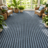 Hotel Carpets and Rugs Machine Made Polyester Modern Washable Custom Ribbed Carpet Roll for Home Events Runner Rugs