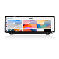 Lecteur multimédia automobile T113 de 14,9 pouces pour BMW Série 3/4 F30 F31 F32 F33 F36, CarPlay sans fil et Android Auto, écran 2560*720p
