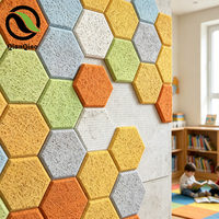 Panneau acoustique en fibre de bois écologique QIANQIAO pour écoles et bibliothèques, sans formaldéhyde, pour projets éducatifs