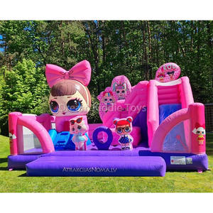 Château <span class=keywords><strong>gonflable</strong></span> pour filles princesse rose avec toboggan, trampoline <span class=keywords><strong>gonflable</strong></span>, aire de jeux <span class=keywords><strong>gonflable</strong></span> pour enfants en plein air - Product Image 5