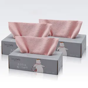 8.7x8.7 인치 핑크 (20PK) 재사용 가능한 극세사 넝마 180GSM 보풀이없는 천 주방 청소 먼지 자동 상점 유리 사용