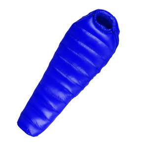 Sac de couchage en duvet de momie super chaud 90% remplissage en duvet de canard conception coupe-vent et chaude adaptée au camping en plein air et à la randonnée - Product Image 5