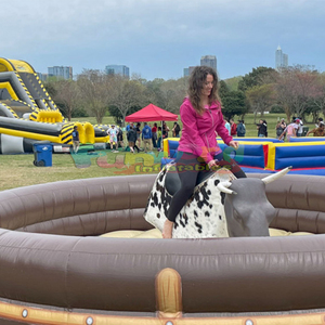 Deportes al Aire Libre juegos comerciales negro emocionante tauromaquia rodeo inflable Toro máquina de montar Toro inflable toro mecánico - Product Image 3