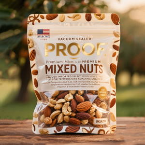 Tùy chỉnh dập nóng hiệu ứng sáng bóng Túi phẳng với Túi Ziplock cửa sổ cho các loại hạt hỗn hợp đồ ăn nhẹ bao bì túi - Product Image 1