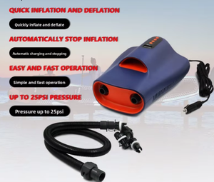 Pompe à air électrique haute pression 12V pour voiture, planche à pagaie SUP, tente gonflable, bateau pneumatique, <span class=keywords><strong>kayak</strong></span> - Product Image 3