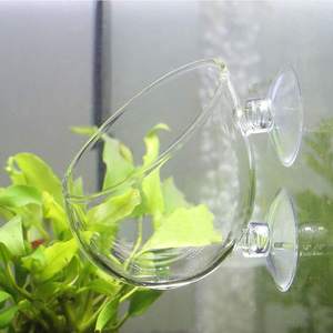 Verre cristal décor aquatique plante tasse Pot ventouse réservoir de poissons <span class=keywords><strong>Aquarium</strong></span> Aquascape fixation facile pour <span class=keywords><strong>Aquarium</strong></span> aquatique - Product Image 6