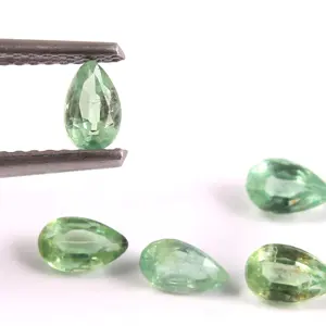 Natürliche Minze grün kyanit birne form Edelstein, top Qualität, Faceted grüne kyanit Lose für Schmuck