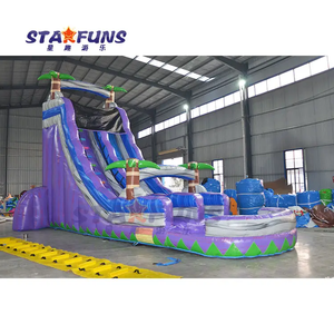 Commercial Giant Marble Palm Inflatable Castle Water <strong>Slide</strong> for Adults Bounce House Water <strong>Slide</strong> for Kids Model <strong>Number</strong> Bouncy - Product Image 6