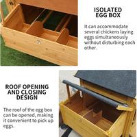 Poulailler d'intérieur préfabriqué en bois de qualité supérieure, assemblé en gros, pour poulets de chair, volailles, lapins et animaux de compagnie