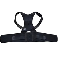 Correcteur de posture dorsal professionnel personnalisé, ceinture de soutien de posture droite réglable en néoprène/nylon pour le dos et les lombaires