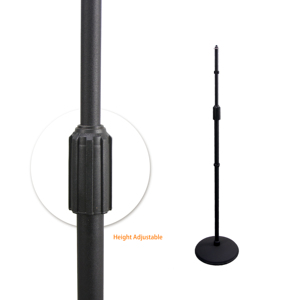 Support de micro rond CNBear K-202-1B, hauteur 86-153 cm, pliable et portable pour un rangement facile - Product Image 5