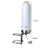 Antenne cellulaire omnidirectionnelle extérieure 4G 5G LTE GSM pour routeur et amplificateur de signal de téléphone portable, large bande 698-6000 MHz, 10 dBi