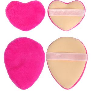 ฟองน้ำแต่งหน้าแบบ2อิน1ที่เกลี่ยแบบสองด้านรูปหัวใจแป้งพัฟเครื่องสำอางสำหรับแป้งและคอนซีลเลอร์ - Product Image 1