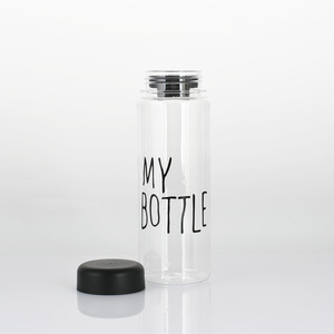 500ML portátil plástico libre de BPA personalizado transparente barato botella de agua de Deportes <span class=keywords><strong>para</strong></span> el regalo promocional - Product Image 4
