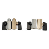 Pièces de robinet à tournant sphérique en laiton à connexion rapide sphère Mini robinet à tournant sphérique mâle/femelle