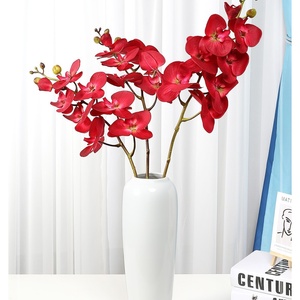 Latex d'<span class=keywords><strong>orchidée</strong></span> papillon artificielle de haute qualité Latex tactile réel plusieurs couleurs <span class=keywords><strong>orchidée</strong></span> Phalaenopsis pour la décoration de mariage à la maison - Product Image 4