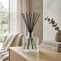 Diffuseur de parfum en verre cristal haut de gamme pour aromathérapie, décoration d'intérieur, huiles essentielles, OEM&ODM pour salon et fournitures hôtelières