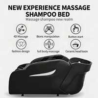 Lujosa Cama Eléctrica para Lavado de Cabello, Lavacabezas de Spa para Salón, Mesa de Masaje Japonesa para la Cabeza, Cama con Lavabo y Silla para Venta