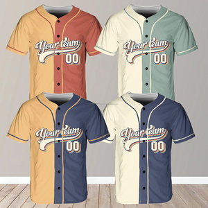 Pantalones cortos de ropa deportiva de moda con jerseys de béisbol de calle personalizados con nombre y número de equipo para amantes del Softbol - Product Image 1