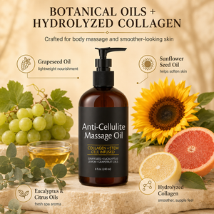 <span class=keywords><strong>Aceite</strong></span> de Masaje Corporal Personalizado al por Mayor Anticelulítico con Colágeno Orgánico Natural para el Cuidado de la Piel Suave y Reafirmante - Product Image 2