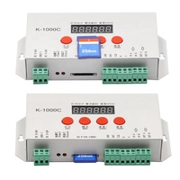 Ws2801 Ws2811 DMX512 RGBW Kartu SD, Pengontrol Strip Led Rgb K-1000C Dapat Diprogram